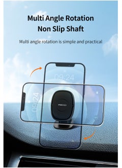 Recci Magnetic Car Phone Holder for Dashboard 360 Rotateble Strong Magnetic Phone Holder in Car Fits iPhones Androids for Anti-Slip and Stable Black  - Image 3