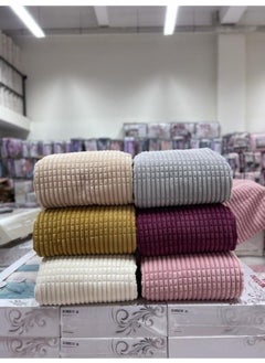 MERINOS Modern Line 3 Piece Blanket Set - Beige (Boxed Dowry)  - Image 3