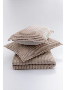 MERINOS Modern Line 3 Piece Blanket Set - Beige (Boxed Dowry)  - Image 2