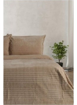 MERINOS Modern Line 3 Piece Blanket Set - Beige (Boxed Dowry)  - Image 1