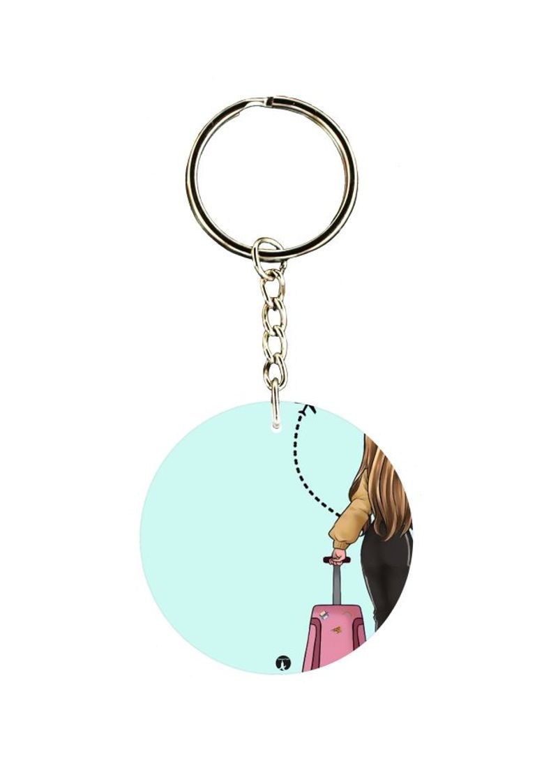 Cartoon Printed Keychain