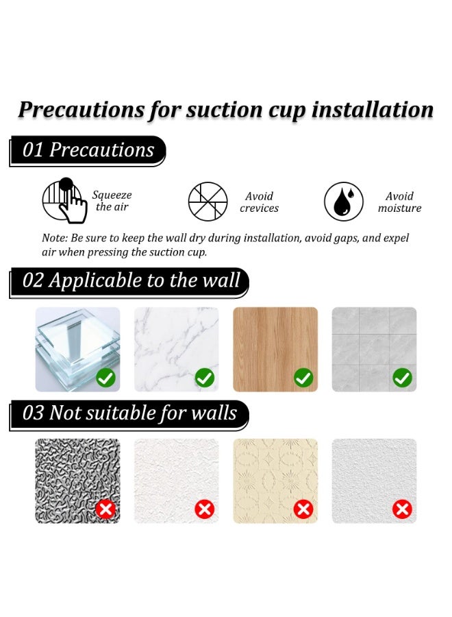 LOKIPA Toilet Paper Holder with Shelf Matte Grey, Suction Cup Toilet Paper Holder, 304 Stainless Steel Tissue Holder, Wall Mounted - Image 5