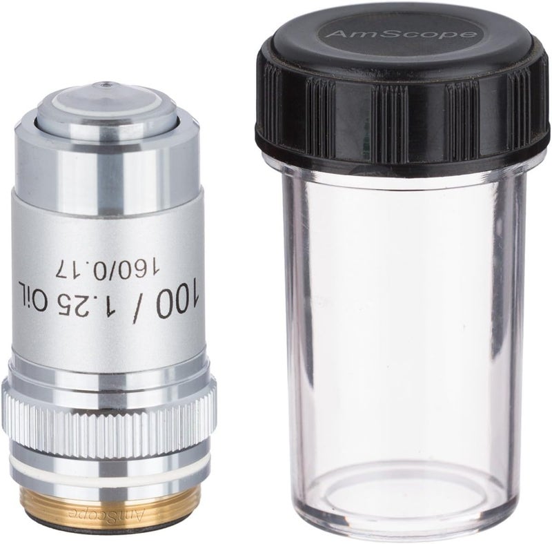 AmScope AmScope A100X 100X Oil Achromatic Microscope Objective 