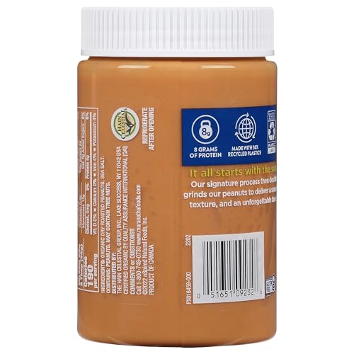 MaraNatha Organic Creamy Peanut Butter, 16 Ounce Jar - Image 3