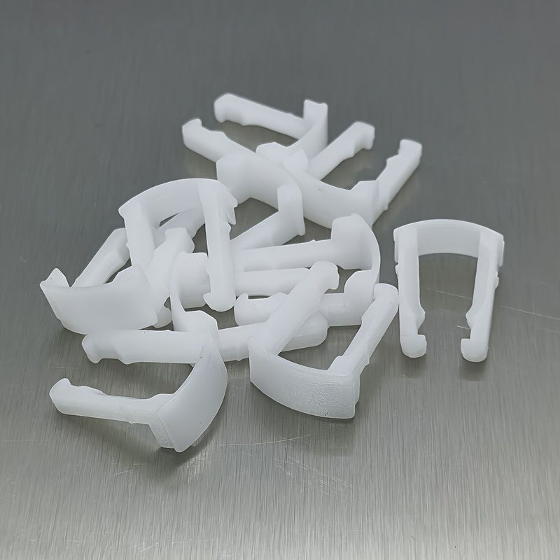 White 10 Pcs Ford Fuel Line Clamp Repair Replacement Kit - Image 3