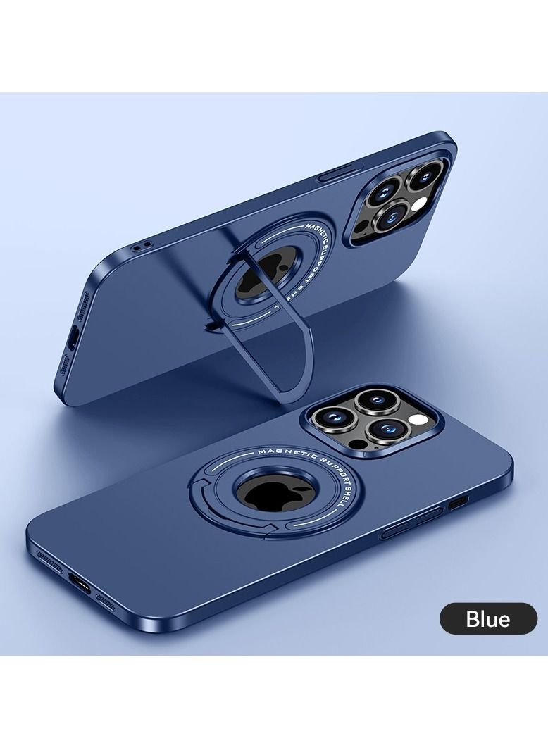Color Fans Luxury Magnetic Case For iPhone 12 Pro Max With Mobile Phone Holder Hide Stand Hard Cover 