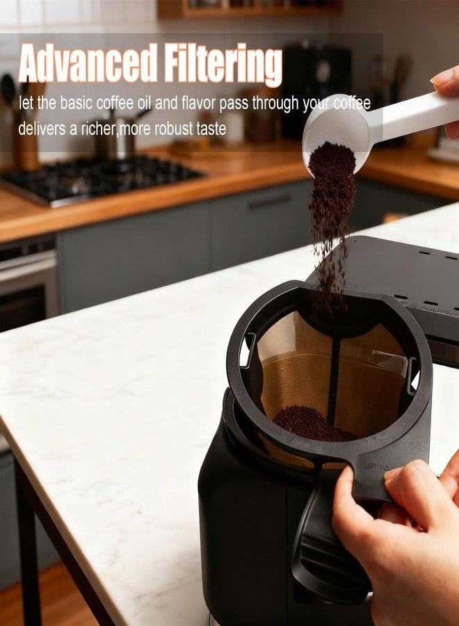 CHEOTIME Reusable Coffee Filters, Washable Cone Coffee Filter Basket Replacement Coffee Maker Filters for CF09X CF097 CF090 CF091 Permanent Coffee Filters - Image 3