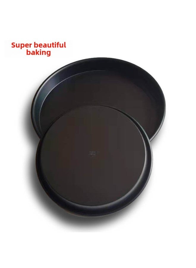 Pizza Plate Pie Bottom Baking Pan Household Oven Utensils Special 6/8/9/10 Inch Non-stick Pizza Mold Baking Tools-Color:12inch Medium (coated Version) - Image 5