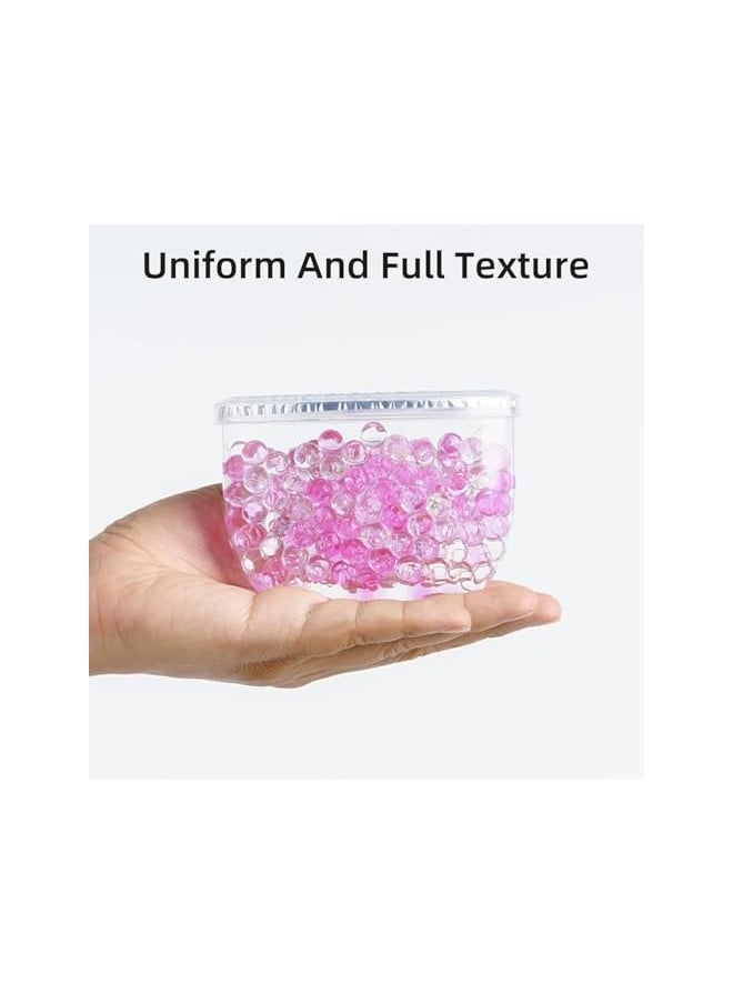 The Bros 60000 Gel Water Beads,Vase Filler Beads,Non Toxic Crystal Soil Water Bead Vase Fillers Floral Arrangement Wedding Centerpiece,Floating Candles,for Soilless Planting(Clear+Pink)  - Image 5