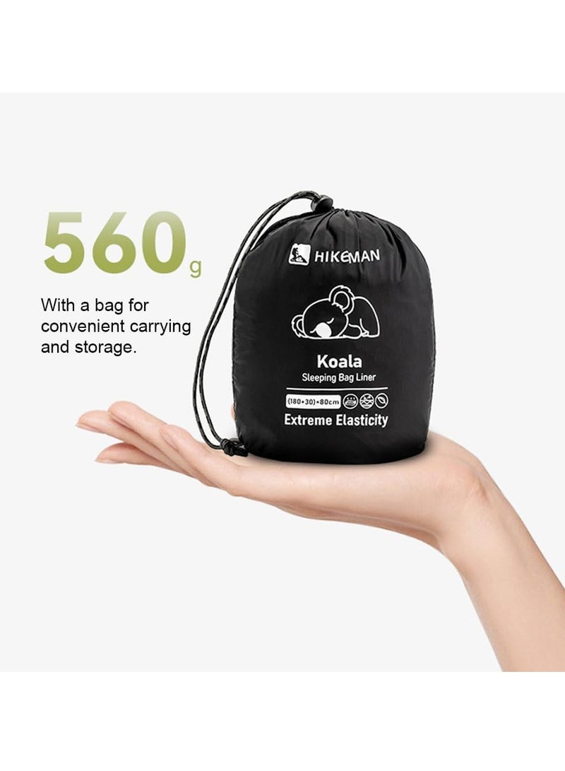 general High Elastic Lightweight Sleeping Bag Liner for Outdoor Camping Travel Hotel Sleeping Bag - Image 2