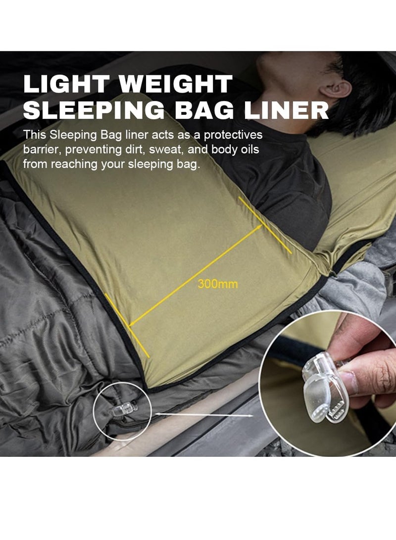 general High Elastic Lightweight Sleeping Bag Liner for Outdoor Camping Travel Hotel Sleeping Bag - Image 4
