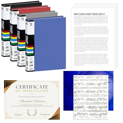 TULMAN 40 Pockets Bound A4 Size Presentation Display Book Portfolio File Binders with Plastic Clear Sleeves Document Organizer for Music Sheets Artwork Drawing for School - (Color May Vary) - 4 Pack - Image 4