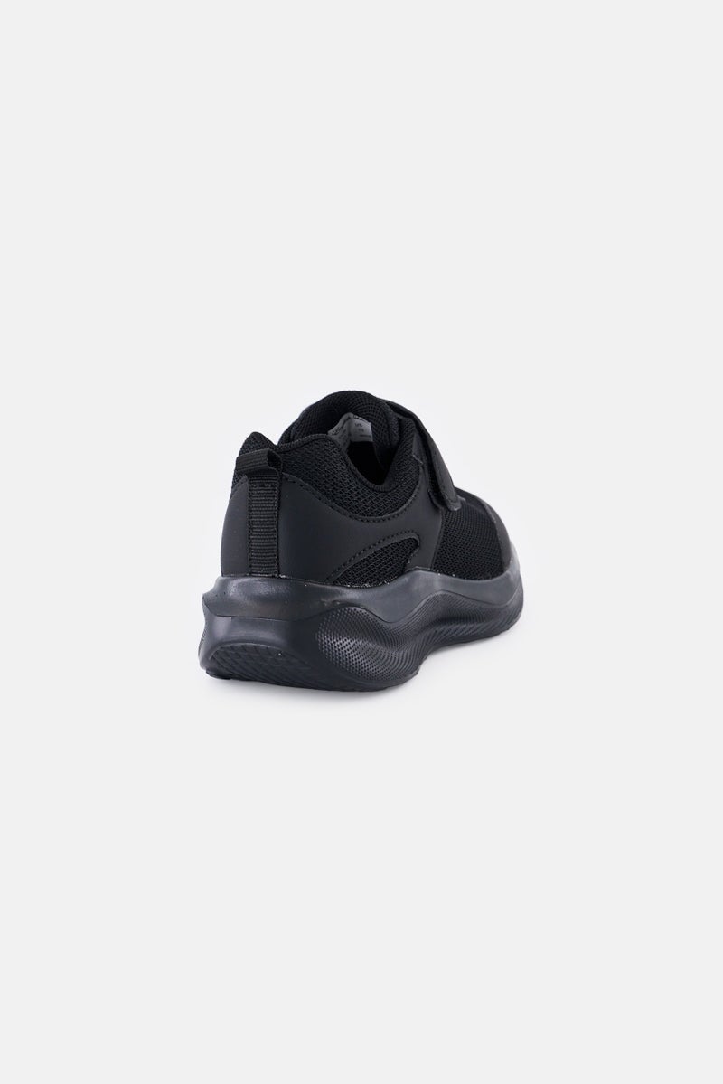 English Laundry Kids Boy Velcro Closure Casual Shoes, Black - Image 2