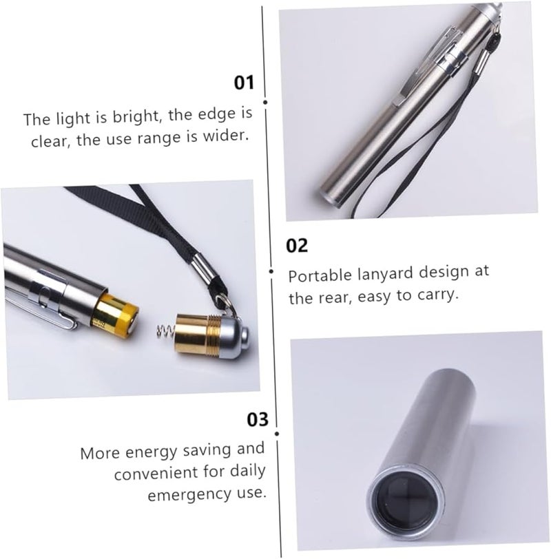 3pcs Waterproof LED Flashlights Ultra Bright Mini Torch Long Battery Life for Camping Outdoor - Image 4