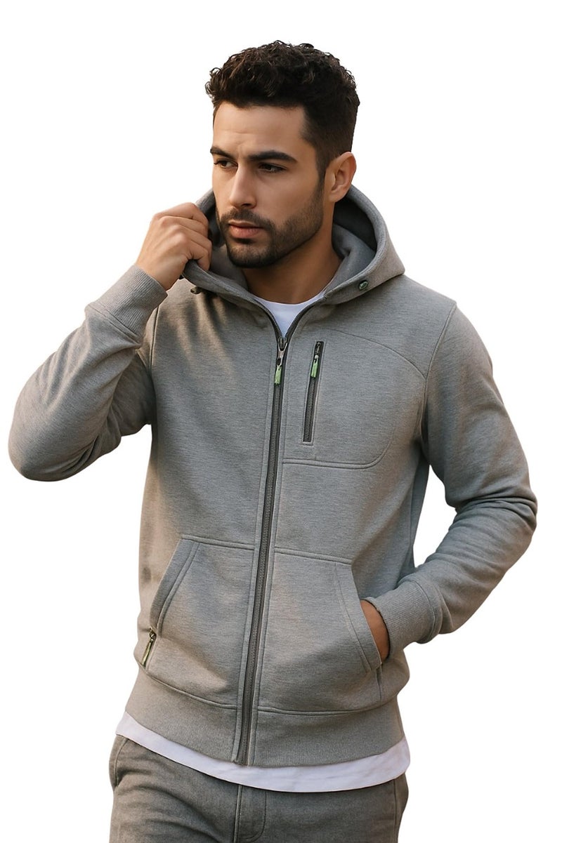 Lymio Hoodie|| Sweatshirt for Unisex || Unisex Hoodie and Sweatshirt (H-50-Grey-L) - Image 5