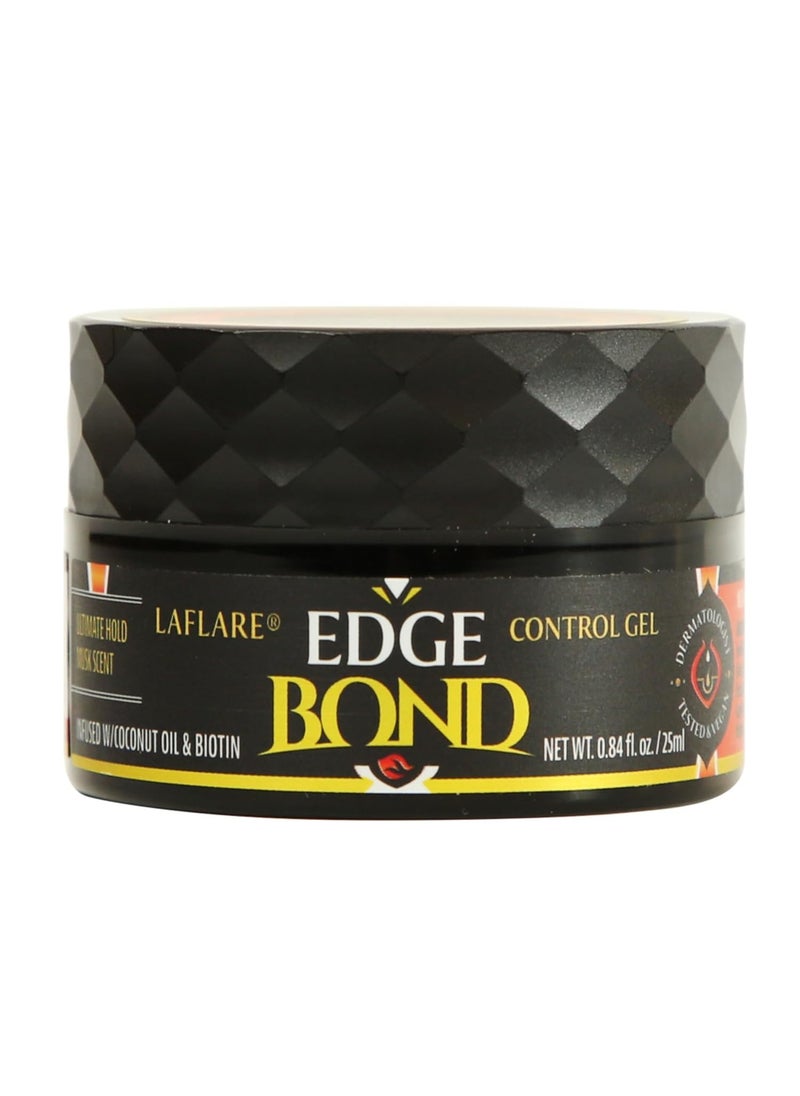 Laflare - Laflare Edge Control for Black Hair, Natural Hair and Curly Hair. Eco Styling Gel Travel Size 25ml, Edge Wax for Man & Woman (Musk) - Image 1