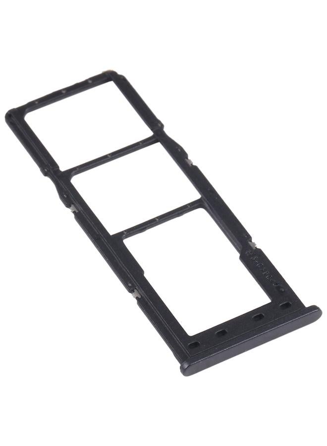 إيروريكس لـ Samsung Galaxy A12 SM-A125 درج بطاقة SIM + درج بطاقة SIM + درج بطاقة Micro SD (أسود) - Image 3