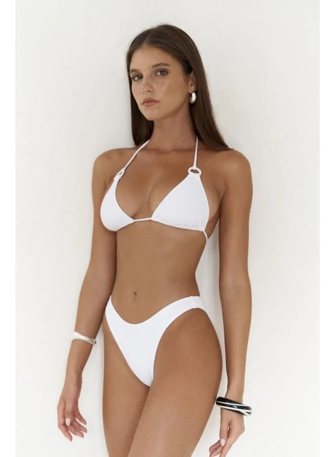 Bohemai  Samudra Straight Cut White Bikini Bottom. for Women | Best Price UAE