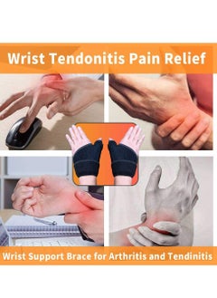 SYOSI Wrist Brace for Carpal Tunnel, 1 Pack Adjustable Thumb Wrist Support Brace for Sports Protecting/Tendonitis Pain Relief, Splint Wrist Brace Day Night Support for Women Men  - Image 3