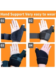 SYOSI Wrist Brace for Carpal Tunnel, 1 Pack Adjustable Thumb Wrist Support Brace for Sports Protecting/Tendonitis Pain Relief, Splint Wrist Brace Day Night Support for Women Men  - Image 4
