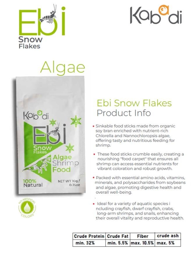 رقائق الثلج الكابادي مع الطحالب والروبيان 10 جرام - Image 2