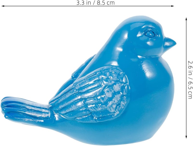 Toilet Bolt Covers Caps Decorative Resin Cute Bird Design, Universal Push-on Toilet Bolt Covers Replacement for Bathroom, 2pcs - Image 2