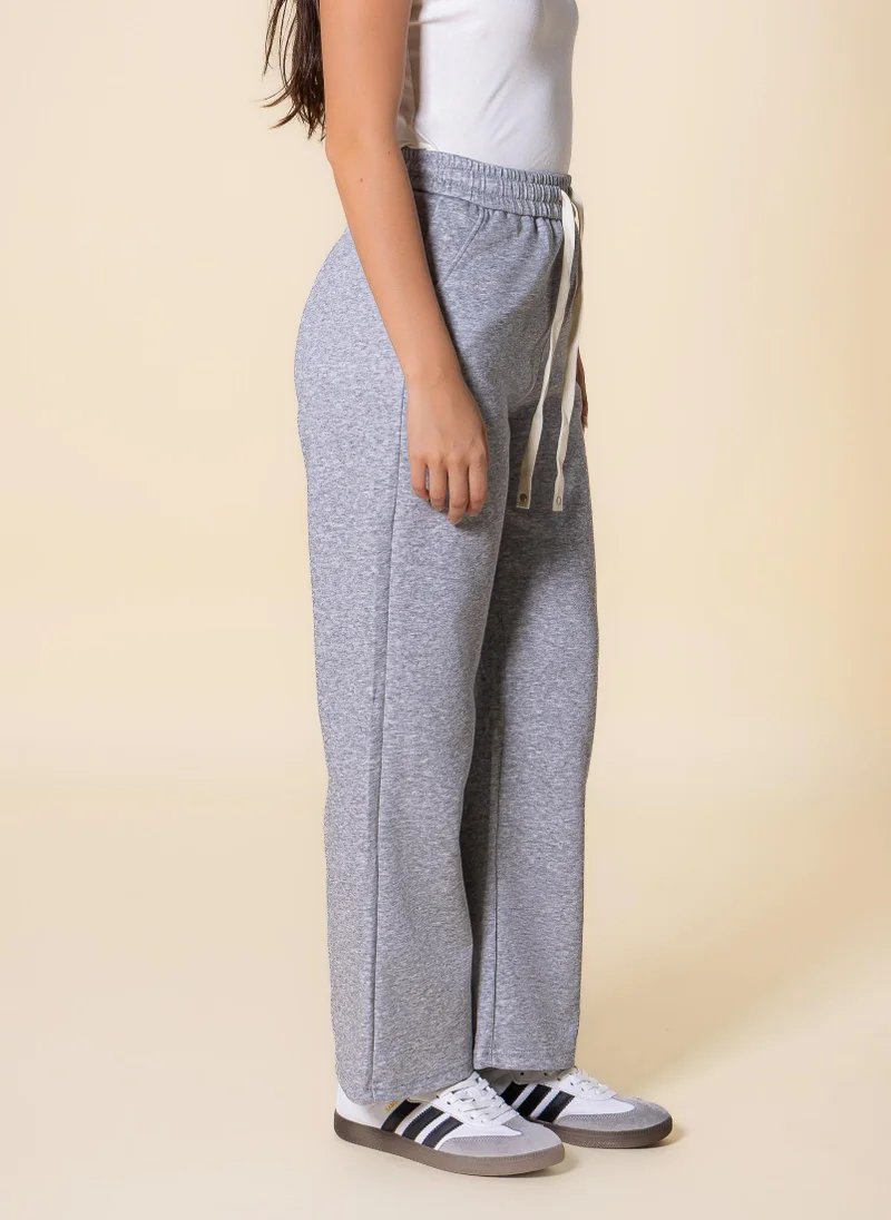 Shapes Dark Grey COMFORT JOGGER-WAIST TROUSERS for Women | Best Price UAE