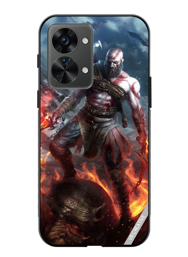 VR CREATIVE Protective Case Cover For OnePlus Nord 2T Kratos God Of War Game Design Multicolour - Image 1