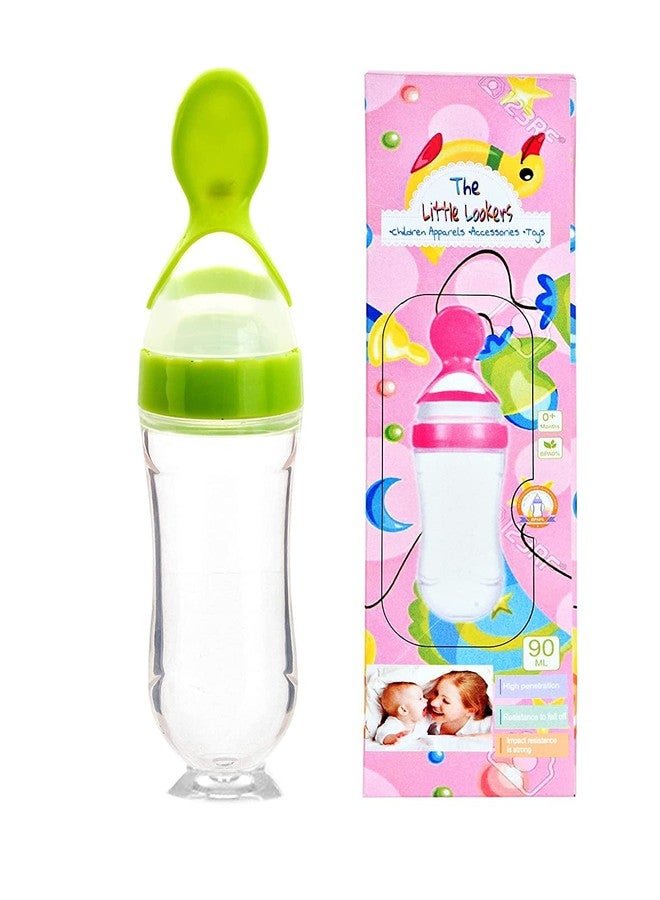 Atipriya First Feed Baby Feeding Spoon Ultra Soft Food Grade Silicone for Cereals for Infant Baby 4 Months Plus (Multicolor), pack of 1 - Image 1