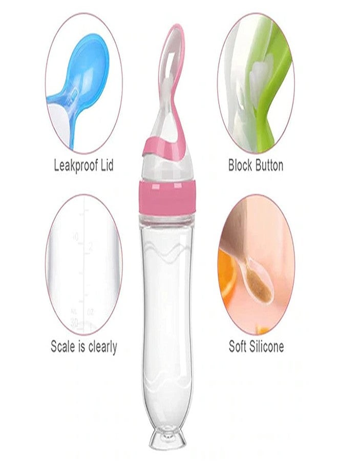 Atipriya First Feed Baby Feeding Spoon Ultra Soft Food Grade Silicone for Cereals for Infant Baby 4 Months Plus (Multicolor), pack of 1 - Image 3