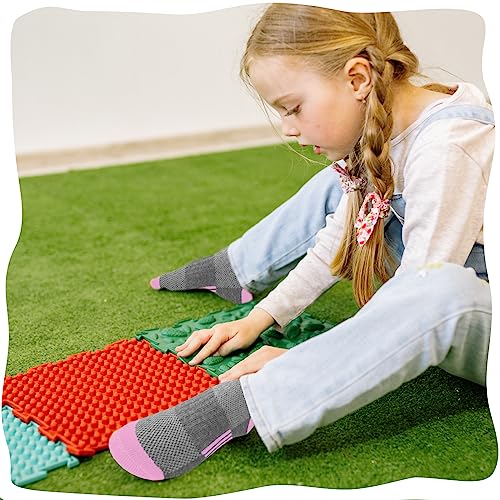 Bemeol Girls Socks 12 Pairs Ankle Athletic Socks Cotton Sports Sock For Little Big Kids(7-10 Years) - Image 3
