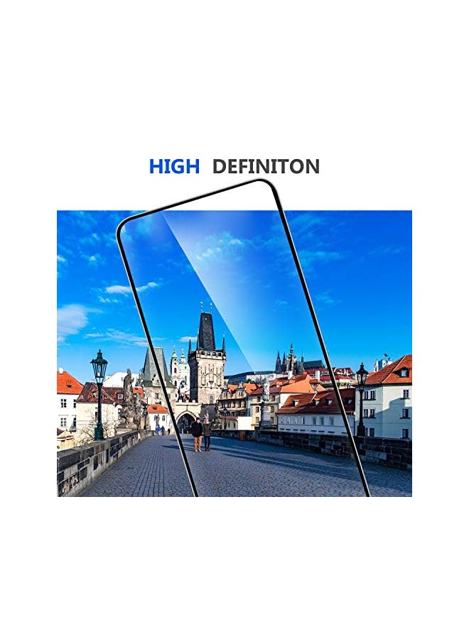 Zaboon For Oneplus 7 Pro Screen Protector, [9H Hardness] [Full Coverage] Protective Film Hd Clear Tempered Glass Screen Protector Anti-Shatter Film For Oneplus 7 Pro Smartphone (Black) (2 Pack) - Image 5