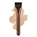 BEAUTYFACTOR Flat Foundation BrushKorean Makeup Brush Spatula Facial Brush for Liquid FoundationPremium Face Makeup Brush for Blending Cream Coffee - Image 2