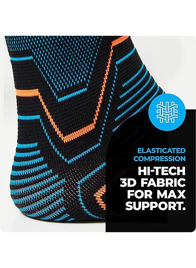 ساوث مون دعامة دعم الكاحل للأزواج للنساء والرجال، ودعم الكاحل لإطفاء مفصل الكاحل للوقاية من الإصابات وتخفيف التواء الكاحل (L) - Image 4