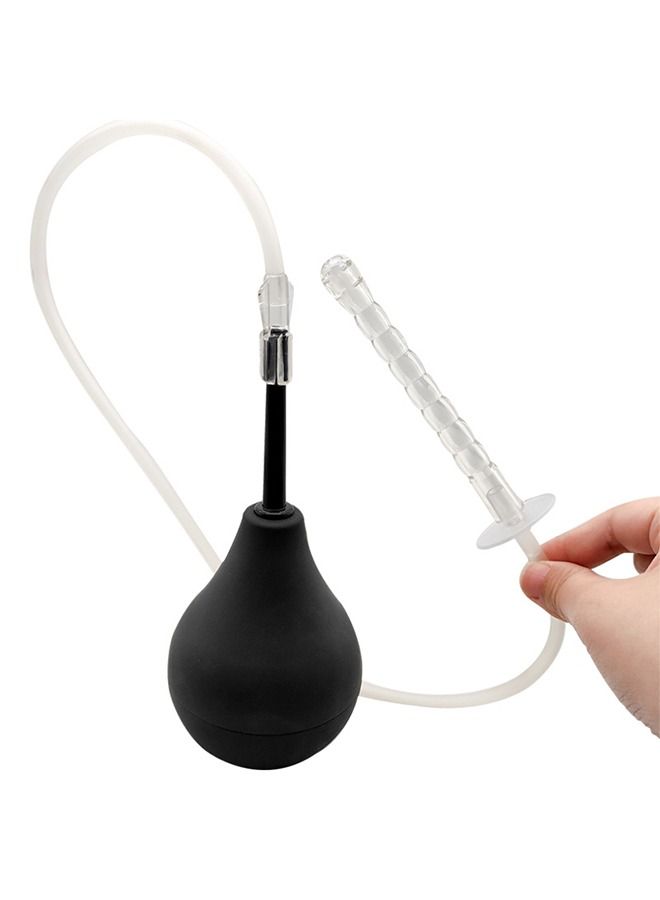 general 224ml Black Enema Bulb Kit Clean Douche Cleaner for Men Women with Hose and 4 Replaceable Nozzle - Image 5