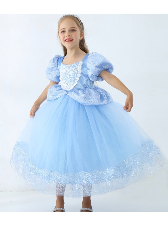 Girls Dress Costume for Kids Girls Princess Dress Up with  Accessories Birthday Party Cosplay Outfits