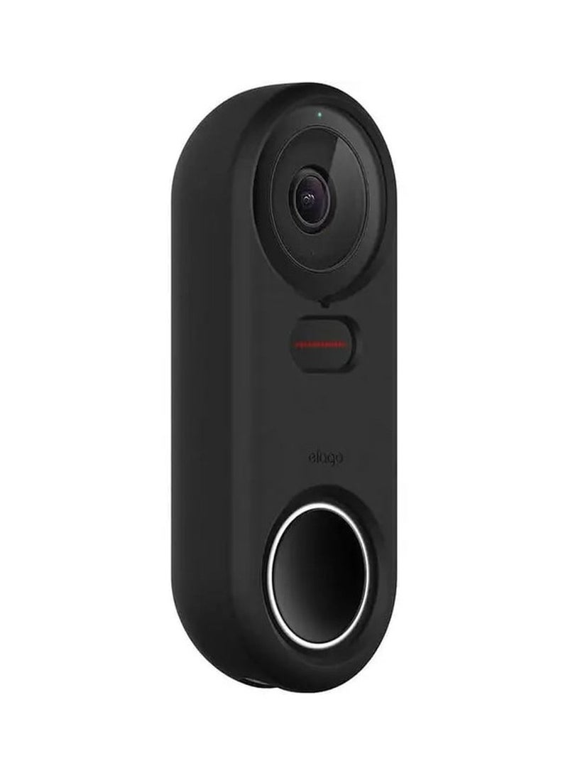 Elago Silicone Case for Nest Hello Doorbell / Easy Installation / Dust & Scratches Resistant / Weather Elements Protection / UV Light Protection - Black - Image 1