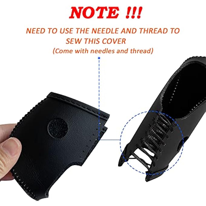 rayihni Leather Gear Shift Cover Shift Knob Cover for Car DecorUniversal Car Accessories Interior Gear Shift Knob - Image 3