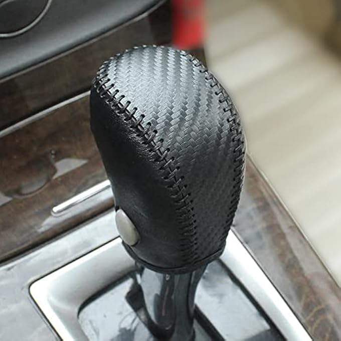 rayihni Leather Gear Shift Cover Shift Knob Cover for Car DecorUniversal Car Accessories Interior Gear Shift Knob - Image 2
