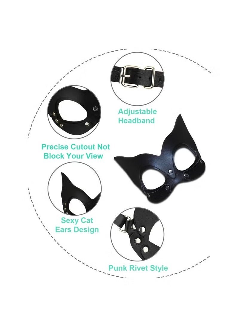 Cat Mask for Women, Masquerade Mask for women Bunny Mask Cat Face Mask  Cosplay Costume Accessory