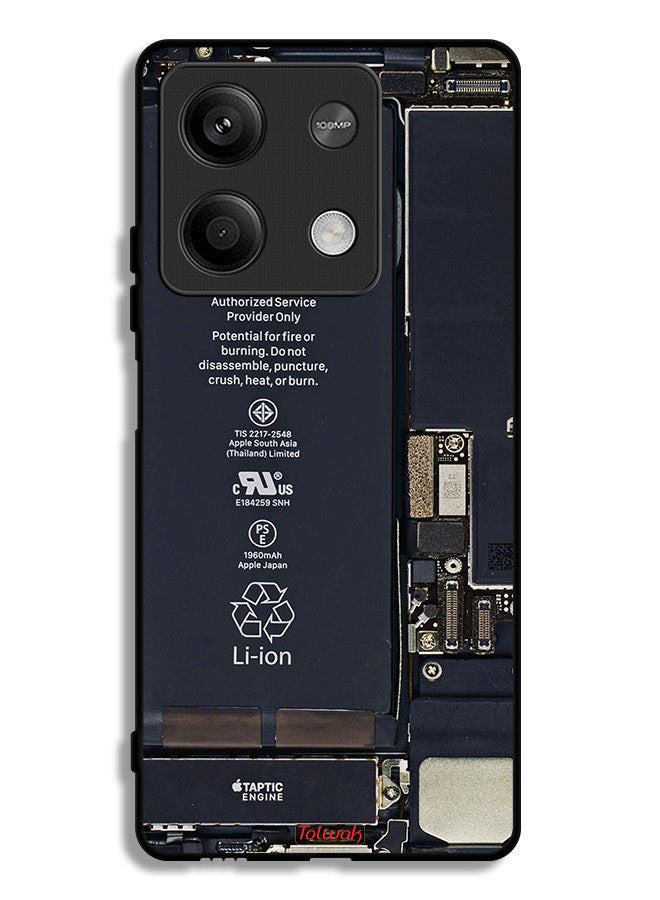 Tolwak Xiaomi Redmi Note 13 Protective Case Cover Phone Circuit Pattern - Image 1