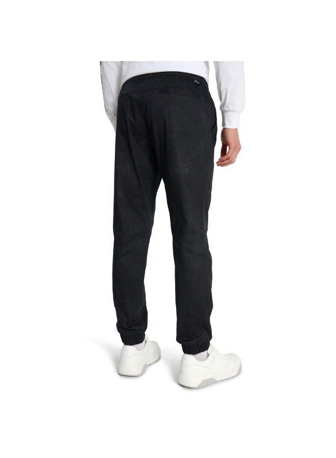 Termit Men's Black/Grey Joggers – 98% cotton, 2% elastane, Slim Fit, Adjustable Drawstring, 3 Pockets, Perfect for Active City Walks & Skateboarding - Image 4