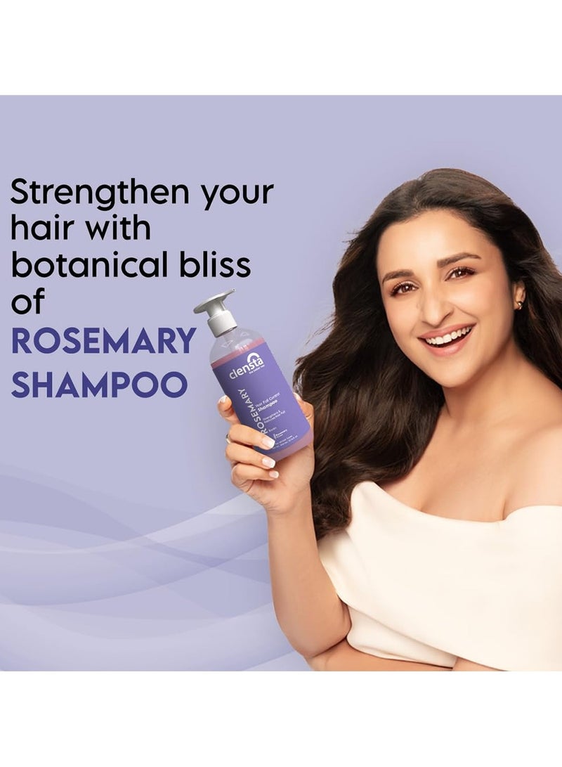 Clensta Rosemary Hair Fall Control Shampoo with Biotin for Reducing Hair Loss, Breakage & Daily use |All Hair Types | Men & Women | Sulfate & Paraben Free 300ml - Image 5