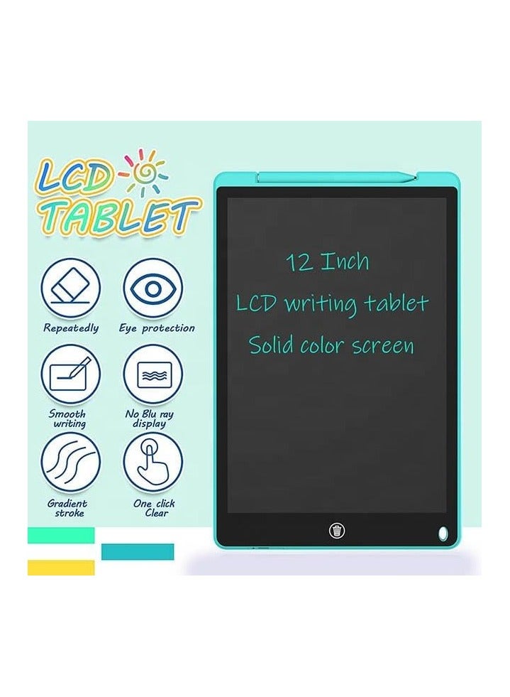 LCD Writing Board – Digital Drawing Slate with Cordless Graphics Pen | Battery-Free Portable E Writer | Educational Tablet Toy for Kids | Slate for Drawing & Recording - Image 4