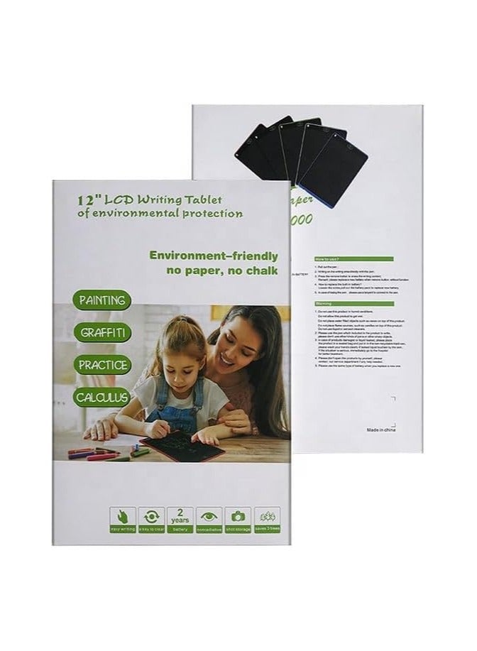 LCD Writing Board – Digital Drawing Slate with Cordless Graphics Pen | Battery-Free Portable E Writer | Educational Tablet Toy for Kids | Slate for Drawing & Recording - Image 5