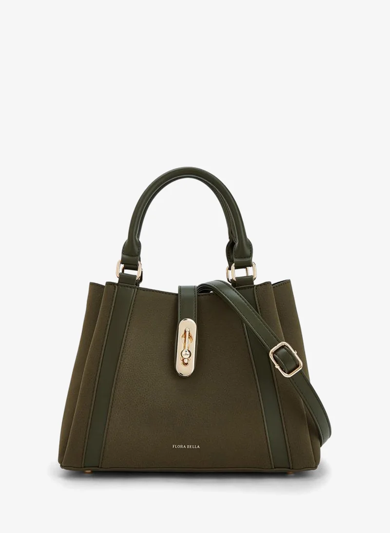 Solid Tote Bag With Adjustable Strap