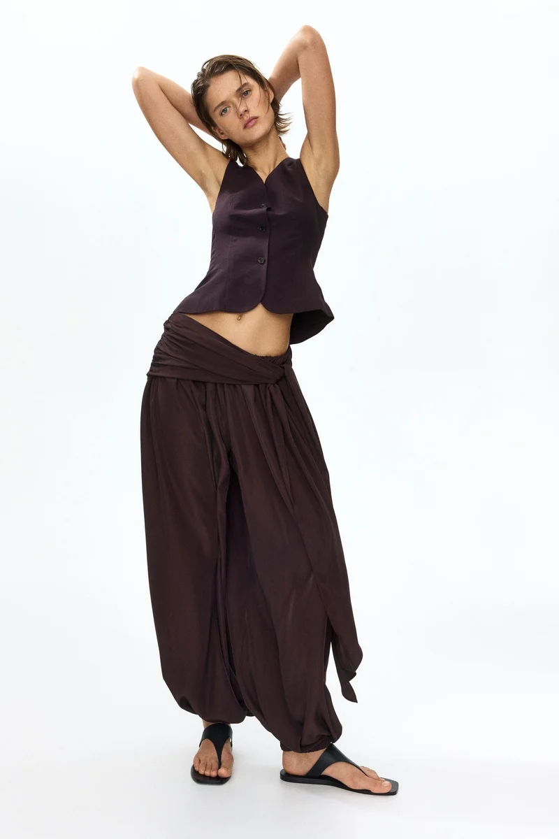 H&M Linen-blend waistcoat