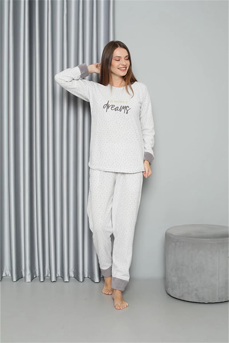Akbeniz Welsoft Polar Women's Pajama Set 8515