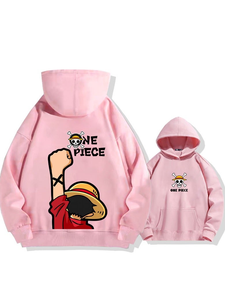 KUYING New One Piece Loose Shoulder Long Sleeved Hooded Sweatshirt  - Image 1
