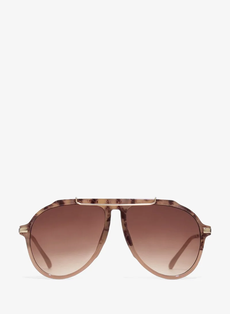 الدو SCAARLETT Patterned Oval Sunglasses